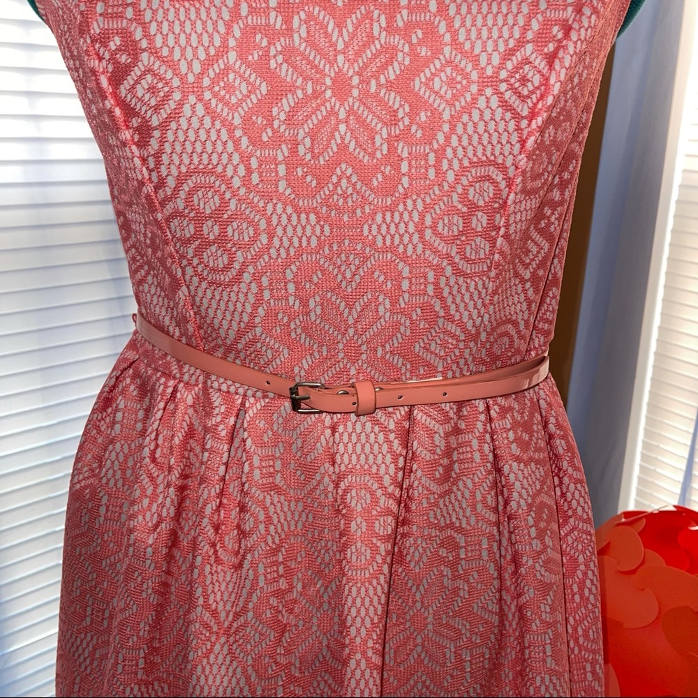 George | Sleeveless A-Line Orange Dress - Picture 4 of 6